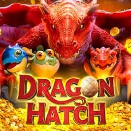 Dragon Hatch logo by PG Soft at Oranje Palace CasinoDragon Hatch
