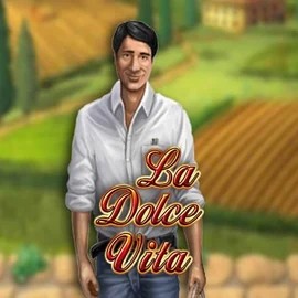 La Dolce Vita slot logo by Gamomat at Oranje Palace CasinoLa Dolce Vita