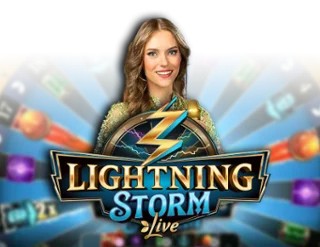 Lightning Storm online game logo by Evolution on oranjepalacecasino.co.nl