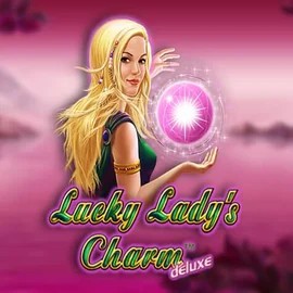 Lucky Ladys Charm Deluxe slot logo by Greentube at Oranje Palace CasinoLucky Ladys Charm Deluxe