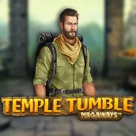 Temple Tumble Megaways slot logo by Relax Gaming at Oranje Palace CasinoTemple Tumble Megaways