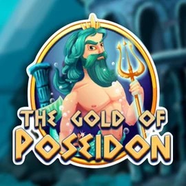 The Gold of Poseidon slot logo by Red Rake Gaming at Oranje Palace CasinoThe Gold of Poseidon