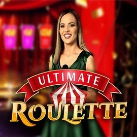 Ultimate Roulette slot logo by Ezugi at Oranje Palace Casino